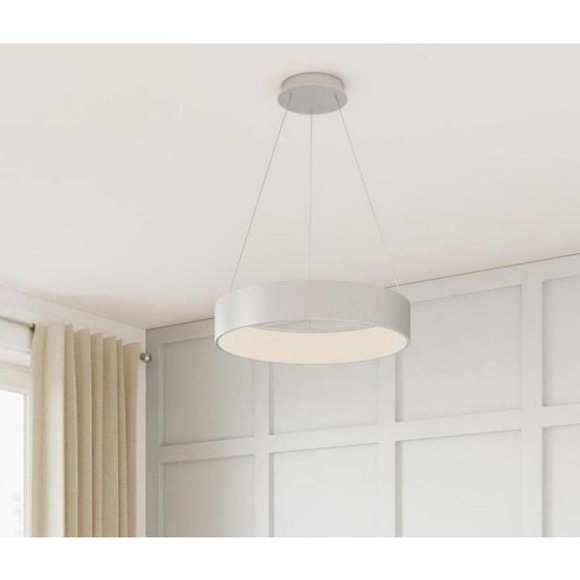 Hollandale 100-Watt Integrated LED White Pendant (Retail $215) - Picture 1 of 9